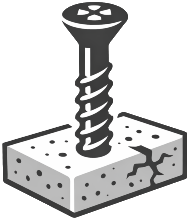 Betonschroeven Betonschroeven
