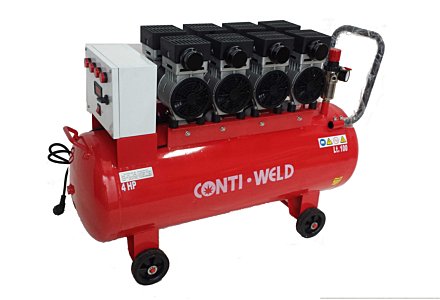 getrouwd Spelling dun Conti-Weld olievrije geluidsarme compressor LBWS 100 liter 8 bar