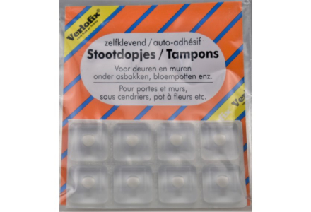 Stootdopjes 18mm transparant 8 stuks