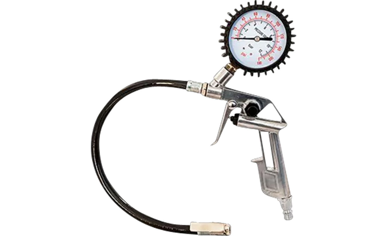 Airpress bandenpompslang met manometer