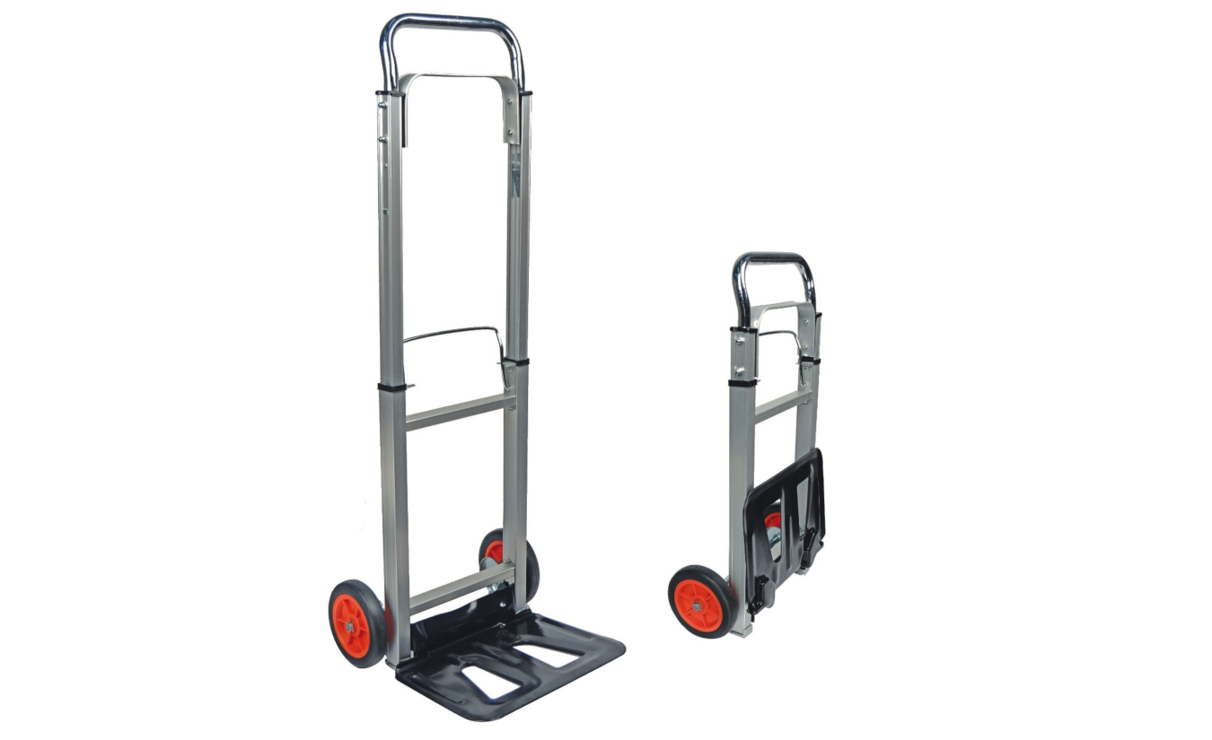 Steekwagen / steekkar opklapbaar aluminium tot 90kg.